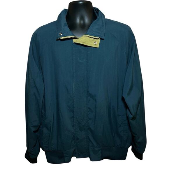 Vintage ExxonMobil Work Jacket XL Auburn Sportswear Utility Windbreaker Logo